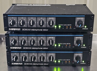 Shure SCM268 4 Channel Microphone Mixer | eBay