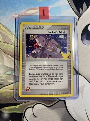 Generations Rockets Admin Rockets Admin 86/109 Holo Rare Pokemon Card Celebrations | NM | eBay