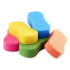 Car Wash Sponges,5 Pack Extra Thick Large Colorful Cleaning Sponge Multi-Purp...
