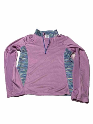 Danskin Now Drimore Lightweight 1/4 Zip Youth Sz Lg