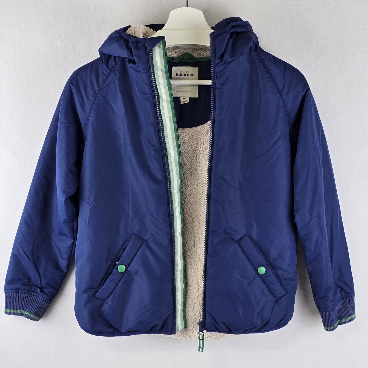 Mini Boden Anorak Jacket With Sherpa Lining Mini Boden Kids 9-10