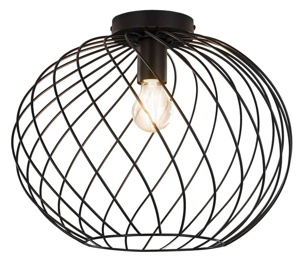 Deckenleuchte Deckenlampe Strahler Spot Eisen Schwarz-image