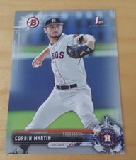 2017 Bowman Draft BD-133 Corbin Martin Silver Paper Parallel #466/499 Astros