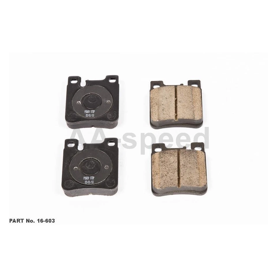 Pastillas de freno y rotores delanteros traseros para Mercedes-Benz E420 1997 Power Stop C-Tek Foto 3 de 4