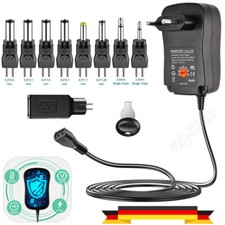 Universal Netzteil 30W 3V-12V 1A 2000mA Ladegerät Strom Adapter USB + 9 Tips Set