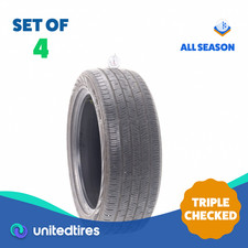 Set Of 4 Used 20550r17 Continental Contiprocontact 89v - 6.5-8.532 Set Of 4 Used 20550r17 Continental Contiprocontact 89v - 6.5-8.532
