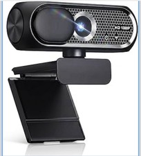 1080P Full HD USB Webcam 1920x1080 60fps Autofocus Plug-and-Play Black