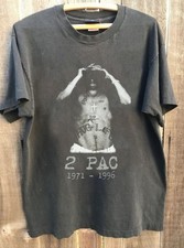 Tupac vintage charcoal unisex classic tee all sizes available QT3178