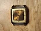 1980s Vintage Timex Q Illusion LCD Gold Plated Quartz Wrist Watch L Cell
