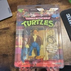 Vintage 1989 TMNT Ace Duck Action Figure MOC Punched Playmates Toys