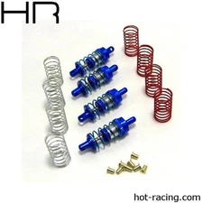 HRAMFD32806  HotRacing Blue Aluminum 32mm Shock Absorber Set for the Losi Mic...