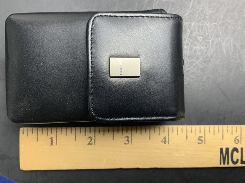 Genuine OEM Canon PowerShot Digital Camera Leather Carrying Case ONLY CLEAN