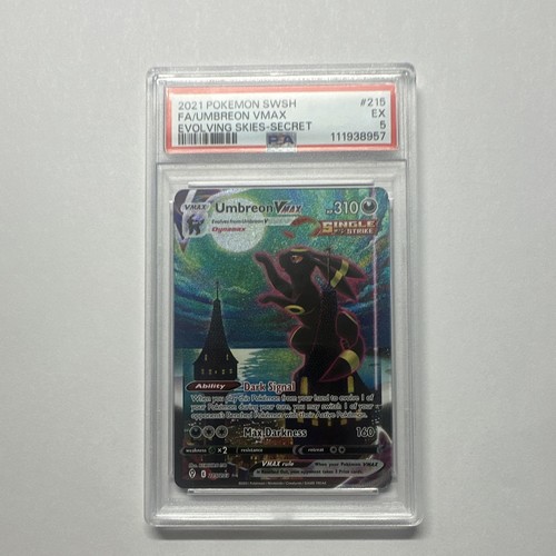 Umbreon VMAX 215/203 Evolving Skies Secret Rare Alt Art Holo English PSA