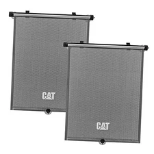  Retractable Pull-Down Back Seat Side Window Shades for UV Sun 2 Piece