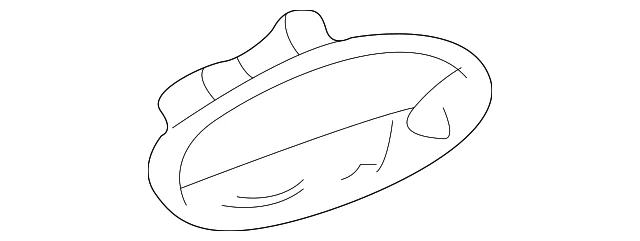 Manija de puerta exterior delantera del lado del pasajero con imprimación GM 25698961 genuina Foto 3 de 4