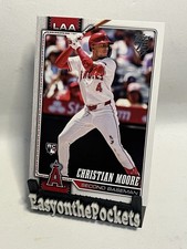 2026 Topps Series 1 Christian Moore RC #147 Angels 
