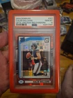 2024 Donruss Caleb Williams Optic Preview Red Pandora Number 327 PSA 10