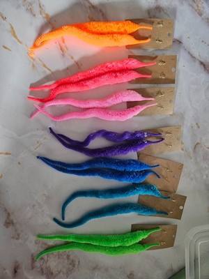 Squirmles / Worm on a String Earrings