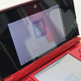 Nintendo 3DS Console Flame Red  CTR-001 Tested Authentic + Charger + Game 🎮