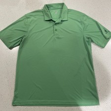 Clique Polo Shirt Mens XL Green Short Sleeve 100 Polyester Classic