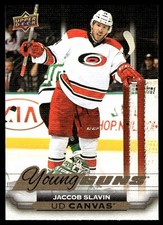 2015-16 Upper Deck UD Canvas YG (C) Jaccob Slavin Rookie Carolina Hurricanes