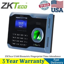 ZKTeco U160 Fingerprint Biometric Time Clock Password Attendance for Employees