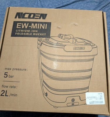 #ad #ad Ncoen Portable Powerwasher With Foldable Bucket $57.98