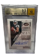 2018 Contenders Rookie Ticket Stub 1/14 Sam Darnold BGS 9.5 Auto 10 