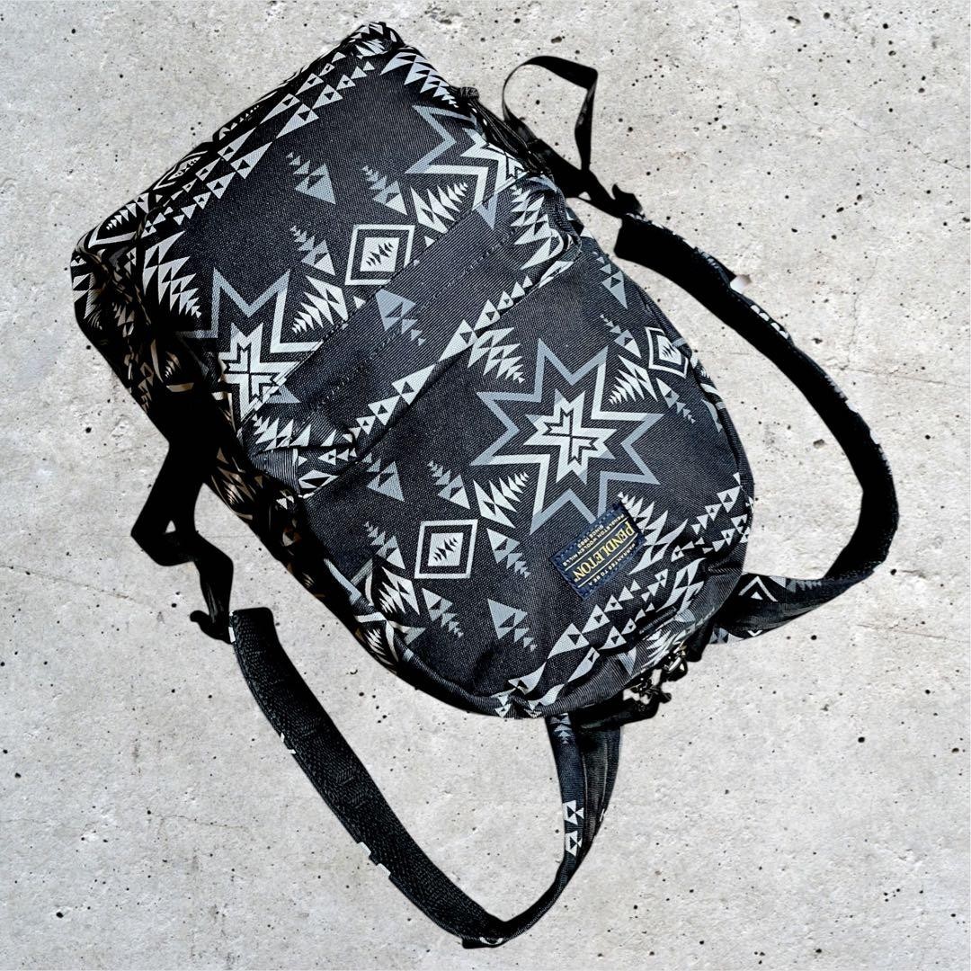 Pendleton x Era Black Polyester Backpack Large Ca… - image 9