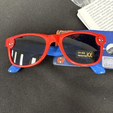 Spiderman Graphic Red And Blue Kids Sunglasses UV400