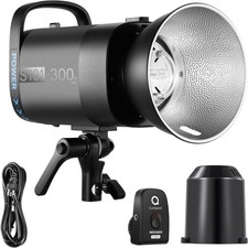S101-300W PRO Strobe Flash Light with 2.4G Trigger 150W Modeling Lamp 300Ws GN58