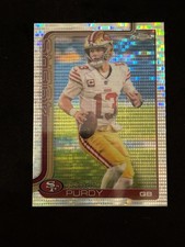 2025 Topps Chrome Brock Purdy #262 Pulsar San Francisco 49ers NFL