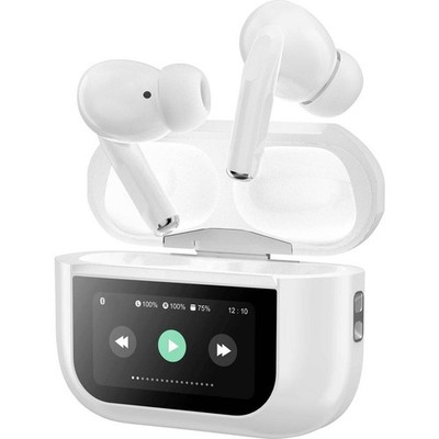 Music Man BT-X72 In Ear Headset Bluetooth  Stereo Weiß Noise Cancelling
