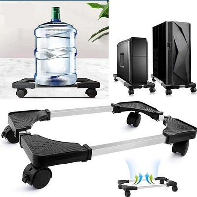 Computerständer Desktop CPU PC Tower Ständer Rollwagen Halterung mit 4 Rollen