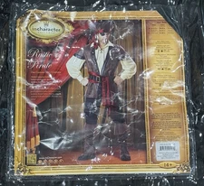 InCharacter Rustic Pirate Adult Costume Pants Size Medium Shirt & Vest Size XL