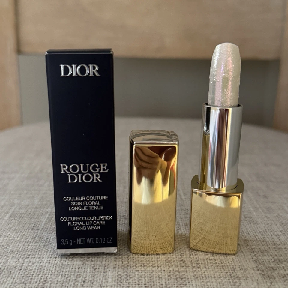 Rouge Dior Lipstick #010 Crystal Sparkle Finish Holiday 2025 Collection - Image 3 of 4