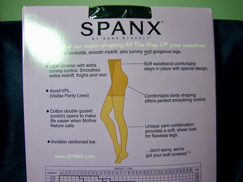SPANX Look Slimer High Waist schwarz Gr. E Shapewear Strumpfhose NEU - Bild 3 von 4