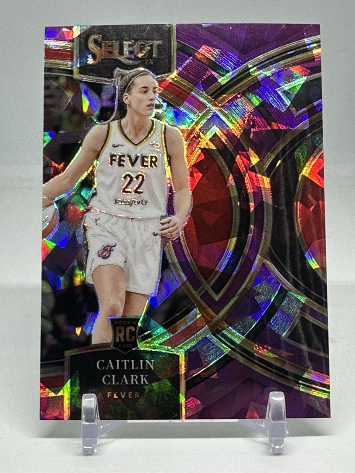 2024 Panini Select WNBA Premier Level Caitlin Clark #151 Purple Ice Prizm /149