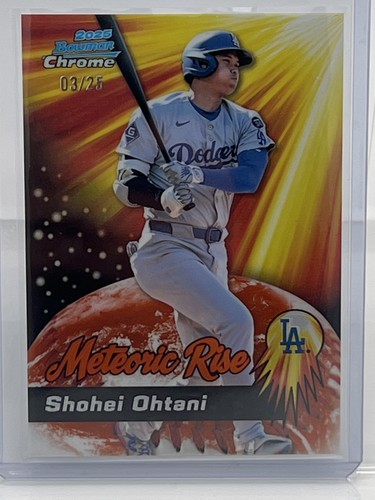 2025 Bowman Chrome Meteoric Rise #MR-12 Shohei Ohtani Dodgers