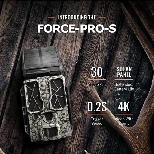 SPYPOINT Force-PRO-S Solar Trail Camera, Non-Cellular, Integrated Solar... - Picture 2 of 8