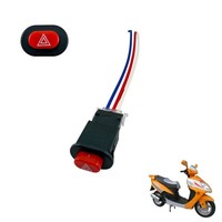 Schalter Warnblinker FüR BT49QT-2 Baotian Qingqi Ecobike REX RS OMI GY6 4-TAKT