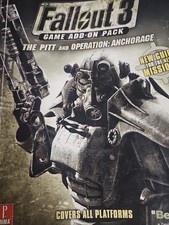 FALLOUT 3 Official Game Guide all platforms Prima GOOD includes loose poster map