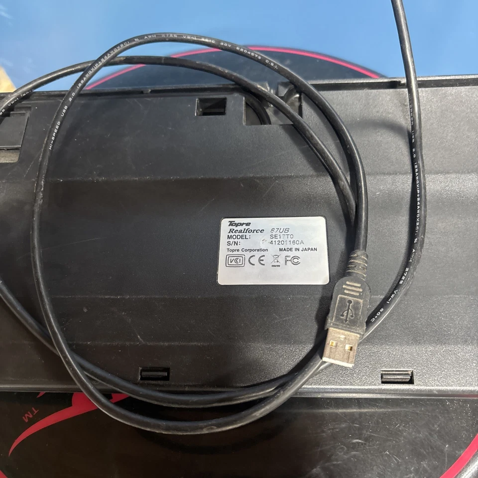 Realforce 87UB Wired keyboard Model SE17T0 Made In Japan Topre - Image 4 of 4