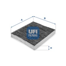 UFI 54.114.00 Filter, interior air for AUDI,LAMBORGHINI,MERCEDES-BENZ,SEAT