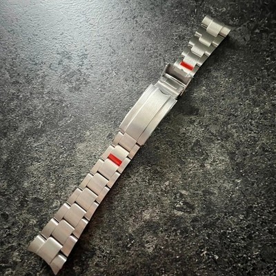 20 mm Brushed Steel Oyster Bracelet Watch Strap For Rolex Submariner 40 mm 94700