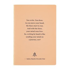 Hobonichi Techo Fireside Chat B6 Notebook 7mm Ruled 80 Pages