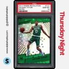 2017 PANINI REVOLUTION #121 JAYSON TATUM ASTRO RC ROOKIE PSA 10