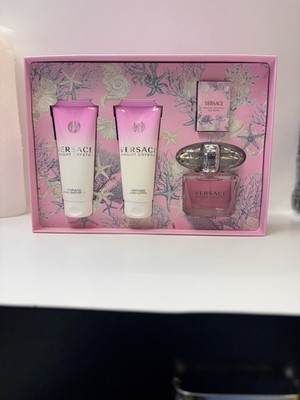 Versace Bright Crystal Eau de Toilette 4 Piece Gift Set