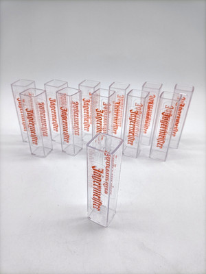 12 24 36 Jägermeister Shot Tooter 2cl Kunststoff kurze Stamper Plastikglas NEU