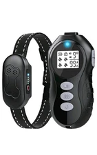 Small/Large Dog Bark/Shock Training Collar System Rechargeable/Waterproof Remote